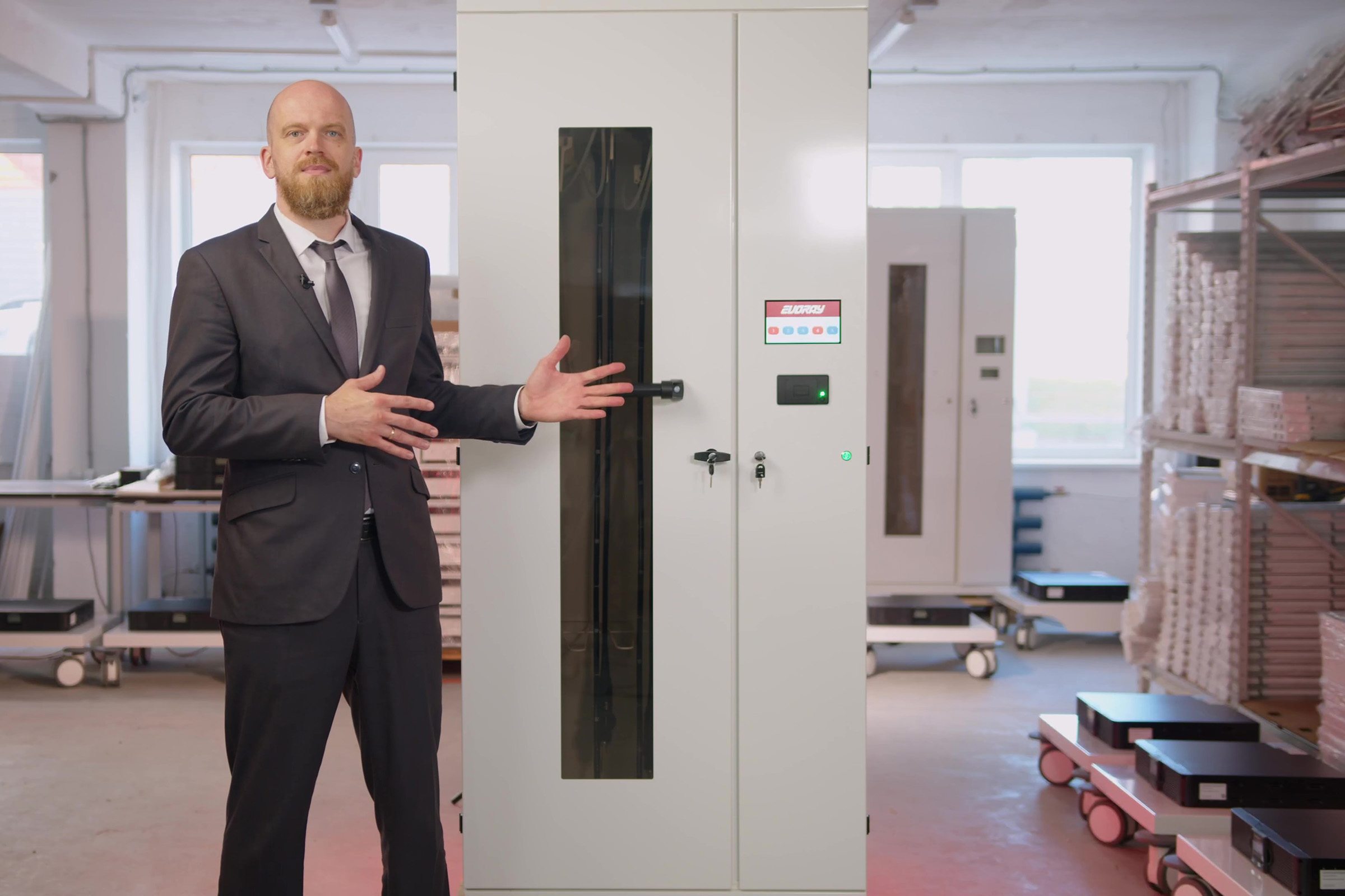 Видеообзор шкафов для хранения и сушки эндоскопов EvoRay